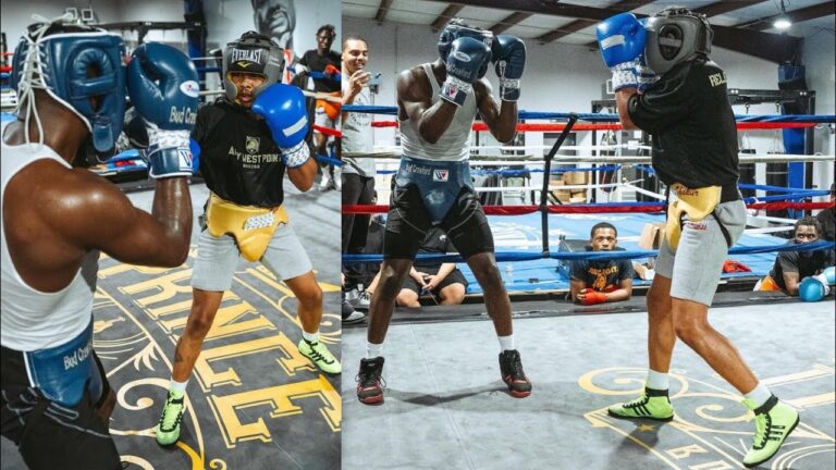 Terence Crawford fait du sparring avec Shakur Stevenson à l’approche de son combat contre Canelo Alvarez