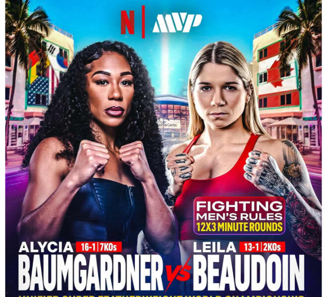 Alycia Baumgardner vs. Leila Beaudoin officiel, le 14 Novembre sur Netflix