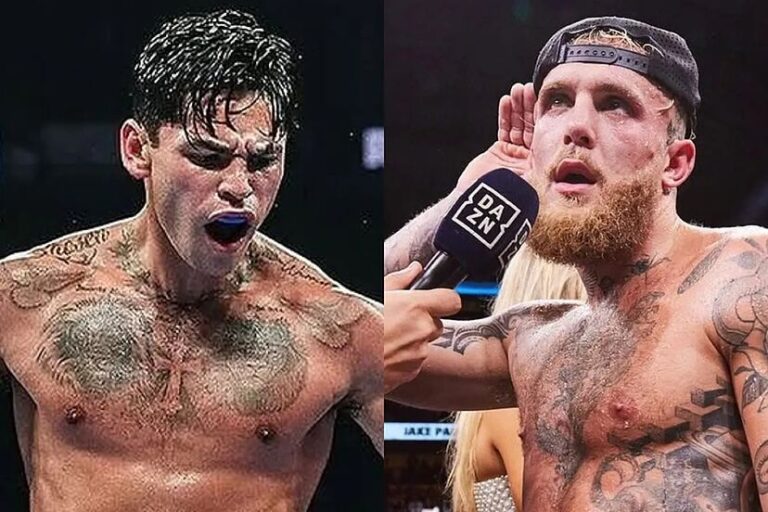 Jake Paul et Ryan Garcia poursuit leur dispute en ligne au sujet de la boxe devenue comme la WWE
