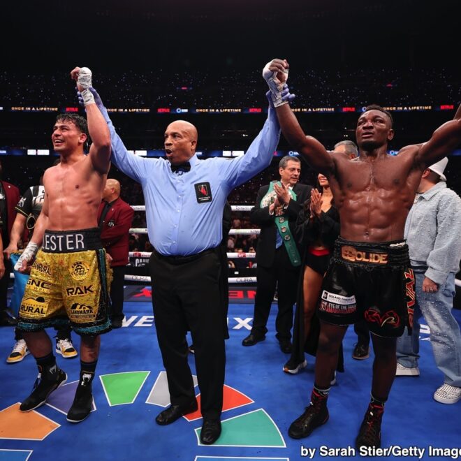 Le WBC ordonne un rematch entre Christian Mbilli et Lester Martinez