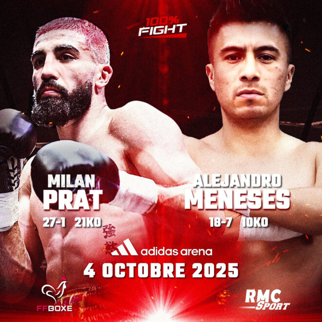 Milan Prat vs. Alejandro Meneses, le choc Franco-Mexicain du 100% Fight !