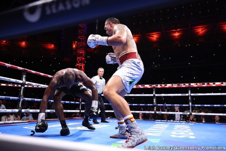 Andy Lee sur les meilleurs poids lourds de l’ère actuelle : « Usyk, puis Parker »