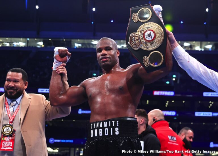 Daniel Dubois pourrait affronter le vainqueur du combat entre Parker et Wardley