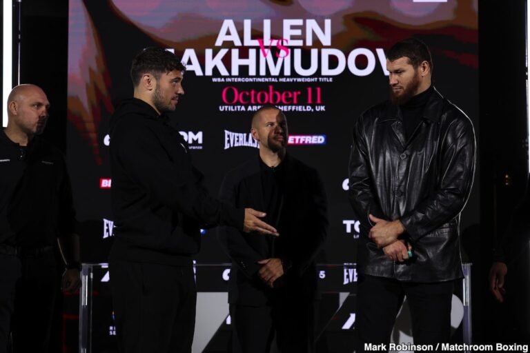Dave Allen promet de battre Arslanbek Makhmudov devant ses fans à Sheffield