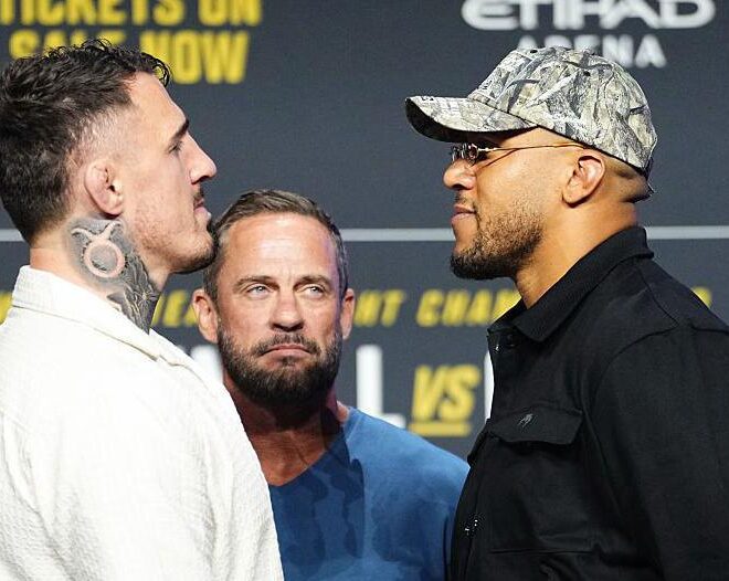 Dustin Poirier évoque la pression sur les épaules de Ciryl Gane qui affrontera Tom Aspinall à l’UFC 321 : « J’ai vécu dans ces conditions »
