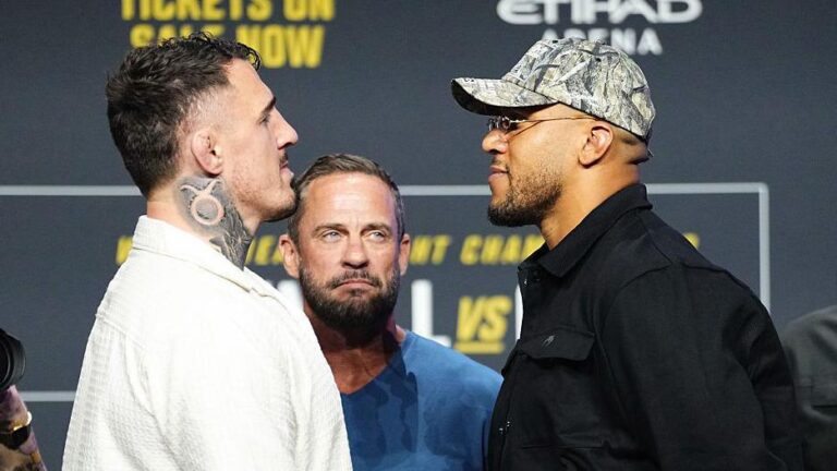 Dustin Poirier évoque la pression sur les épaules de Ciryl Gane qui affrontera Tom Aspinall à l’UFC 321 : « J’ai vécu dans ces conditions »