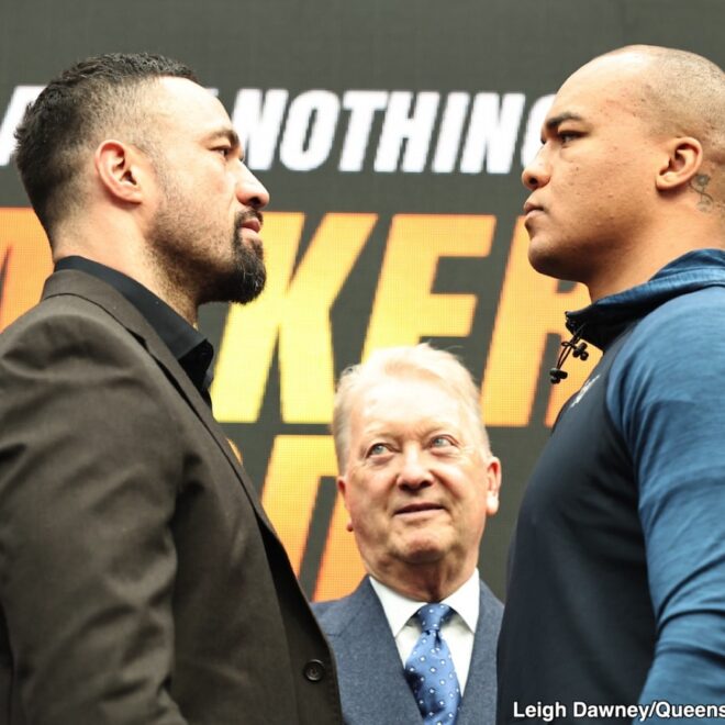 Fabio Wardley compte rejoindre Oleksandr Usyk dans la foule en cas de victoire sur Joseph Parker
