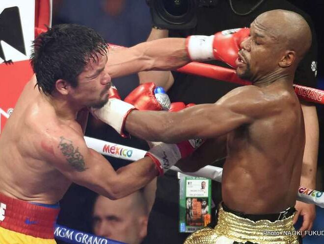Floyd Mayweather et Manny Pacquiao en discussion pour un rematch en 2026