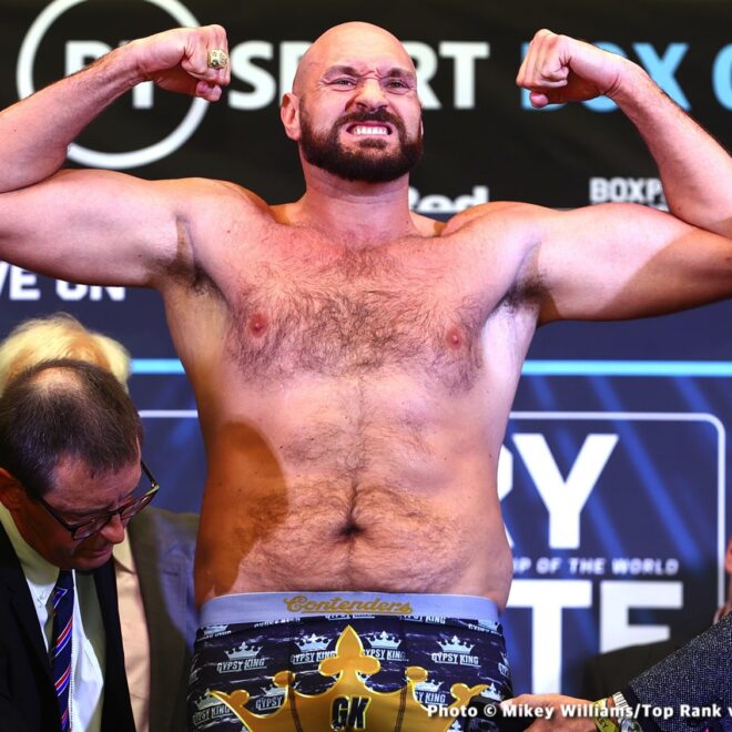 Frank Warren confirme le retour de Tyson Fury sur le ring