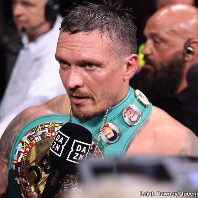 Frank Warren révèle quand aura lieu le combat entre Oleksandr Usyk vs. Fabio Wardley