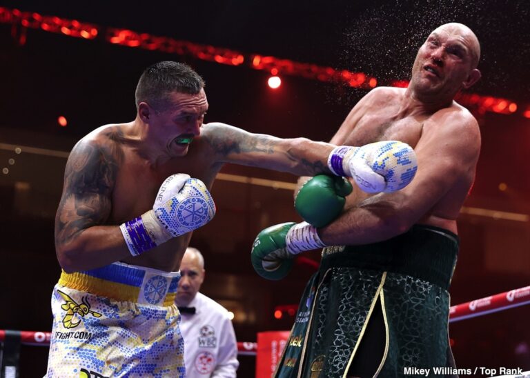 Oleksandr Usyk disputera cinq autres combats sans affronter Tyson Fury, affirme une source proche