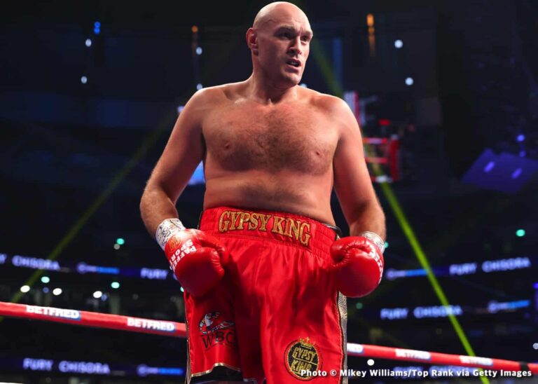 Tyson Fury se dédie à l’entraînement sur une base régulière : « Je travaille sans relâche »