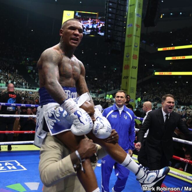Conor Benn et Shakur Stevenson discutent d’un possible combat en Avril