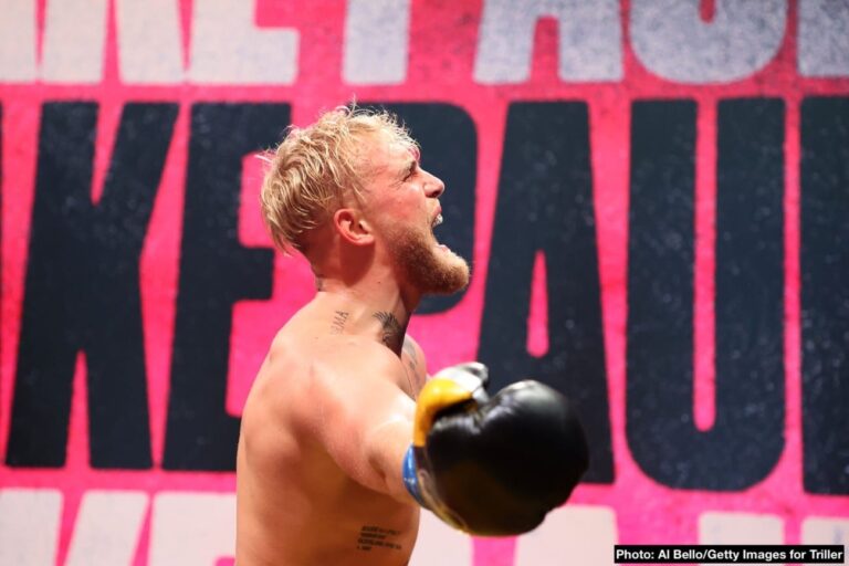 Jake Paul : « L’équipe de Alex Pereira est prête à prendre le combat »