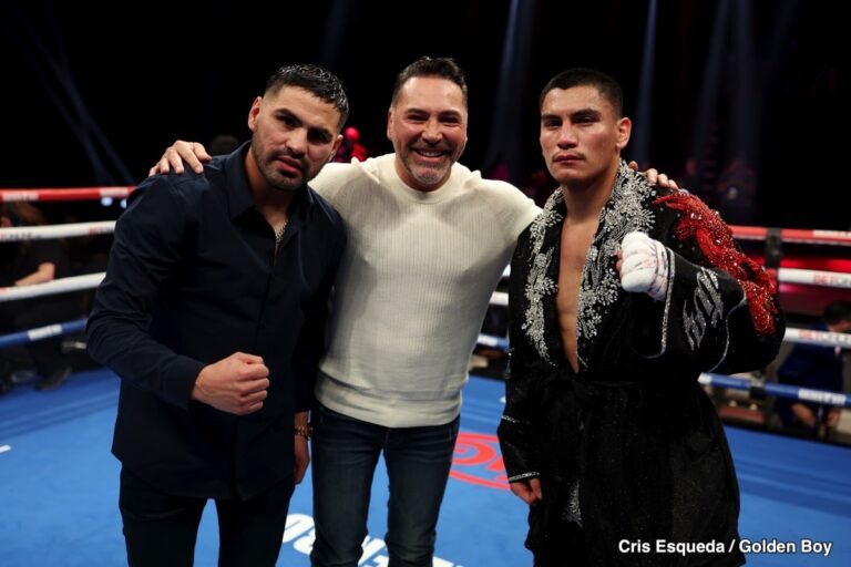Oscar De La Hoya assure que le combat entre Vergil Ortiz vs. Jaron Ennis aura lieu