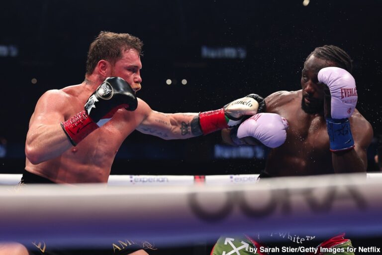 Terence Crawford et Canelo Alvarez négocient pour s’affronter dans un rematch