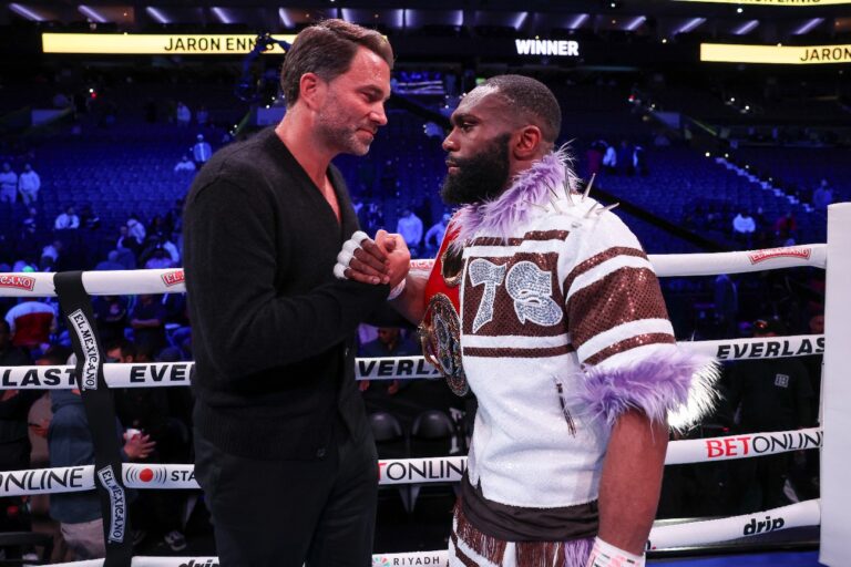 Les discussions entre les camps de Vergil Ortiz et Jaron Ennis auraient duré six heures