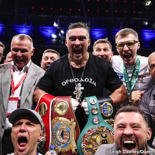 Oleksandr Usyk explique pourquoi il a laissé le titre mondial WBO vacant