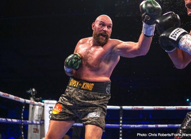 Tyson Fury affirme qu’il fera un retour dans le ring à une condition