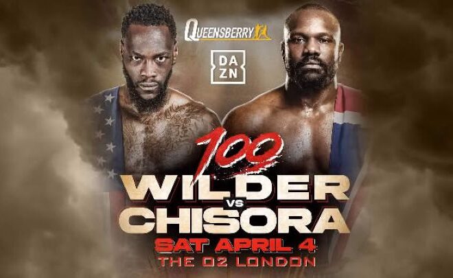Deontay Wilder affrontera Dereck Chisora le 4 Avril à Londres