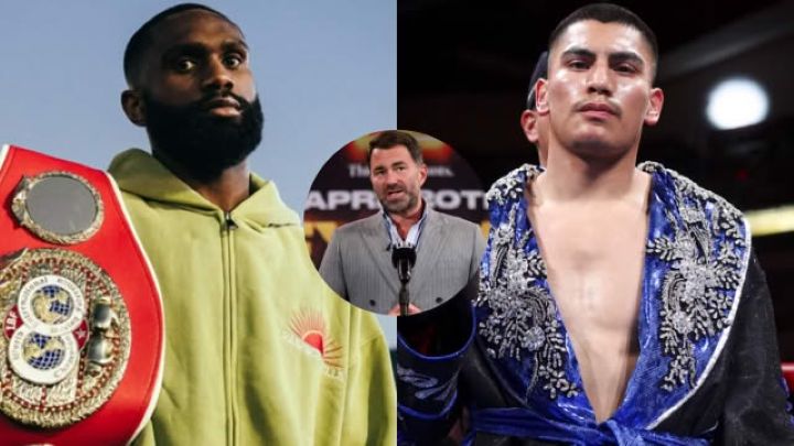 Eddie Hearn confiant que le combat entre Jaron Ennis vs. Vergil Ortiz puisse être finalement conclu en Mars 