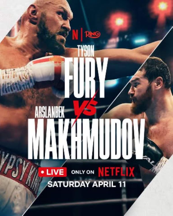 Tyson Fury affrontera Arslanbek Makhmudov le 11 Avril sur Netflix