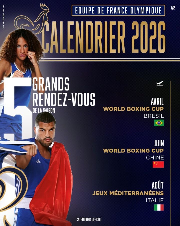 Calendrier 2026 : Les 5 grands rendez-vous de l’Équipe de France olympique de boxe