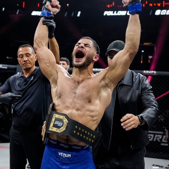 Walid Masmoudi décroche sa ceinture et s’impose comme l’un des nouveaux visages du MMA Français