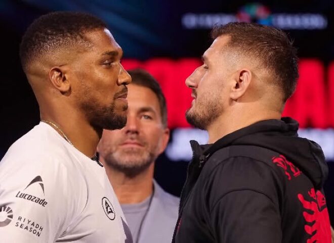 Anthony Joshua vs. Kristian Prenga : Date et heures, Carte des combats, Plateforme de diffusion, Historique, Cotes de paris