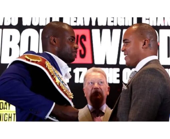 Daniel Dubois vs. Fabio Wardley 2 : Date et heures, Carte des combats, Plateforme de diffusion, Cotes de paris